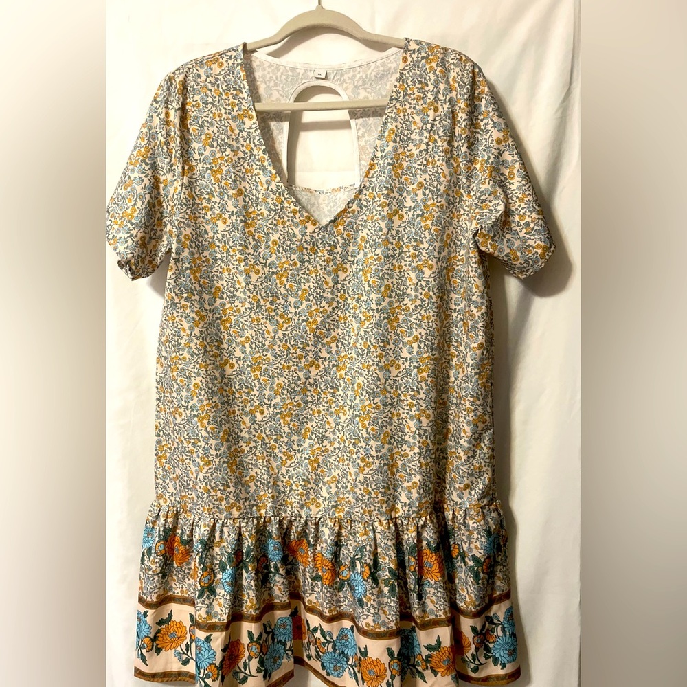 Boho Style Summer Dress XL